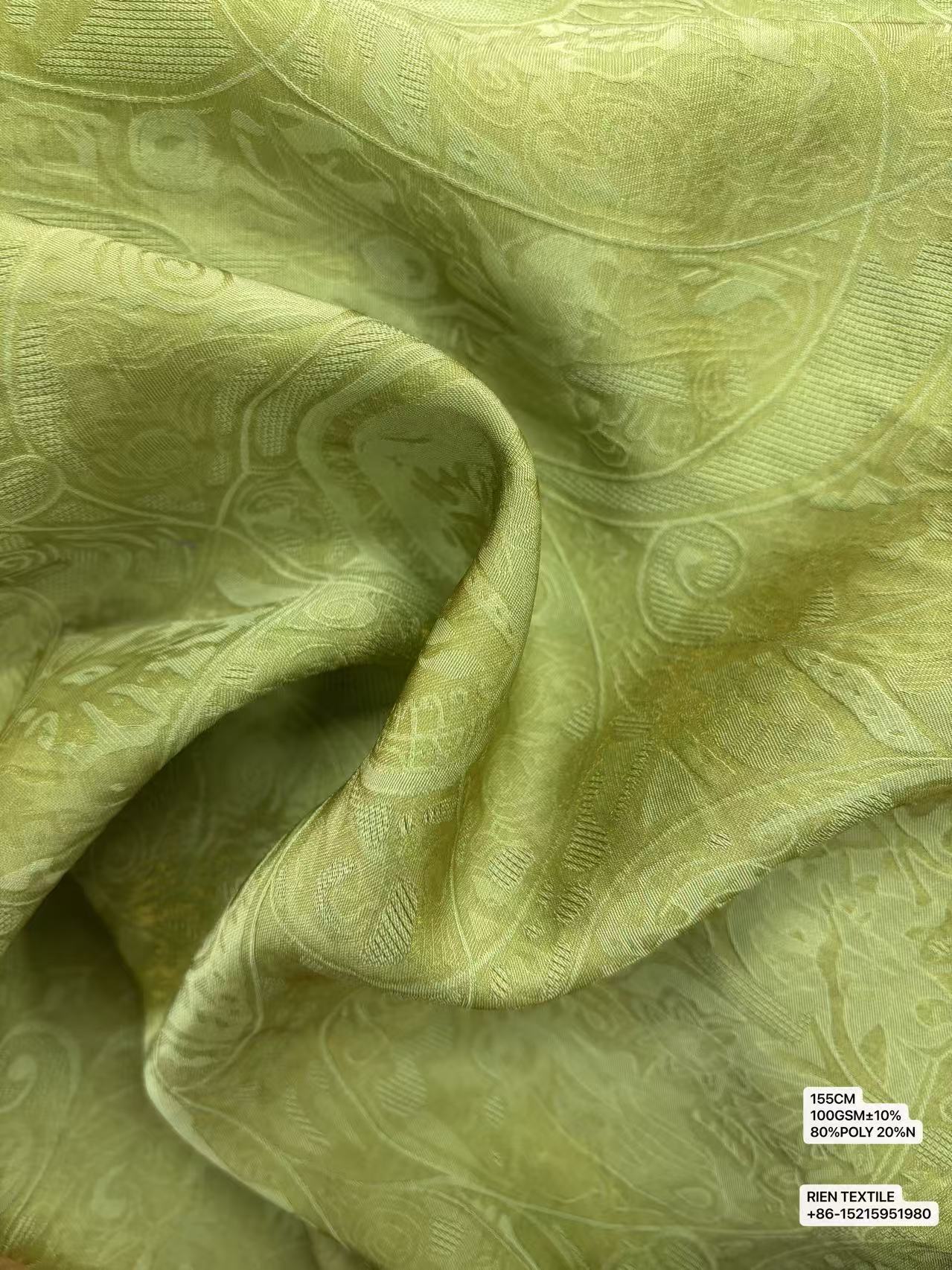80%POLY 20%N Shiny Fashion Jacquard