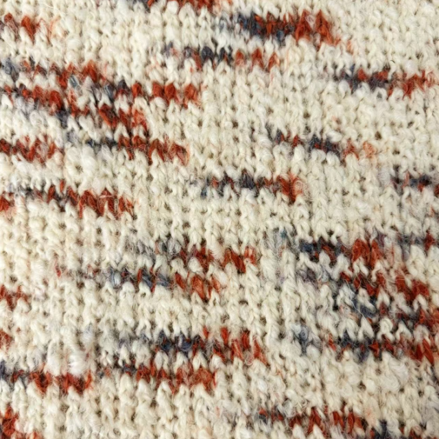 30%WOOL 70%POLYESTER HEAVYWEIGHT MARLED CHUNKY KNIT FABRIC