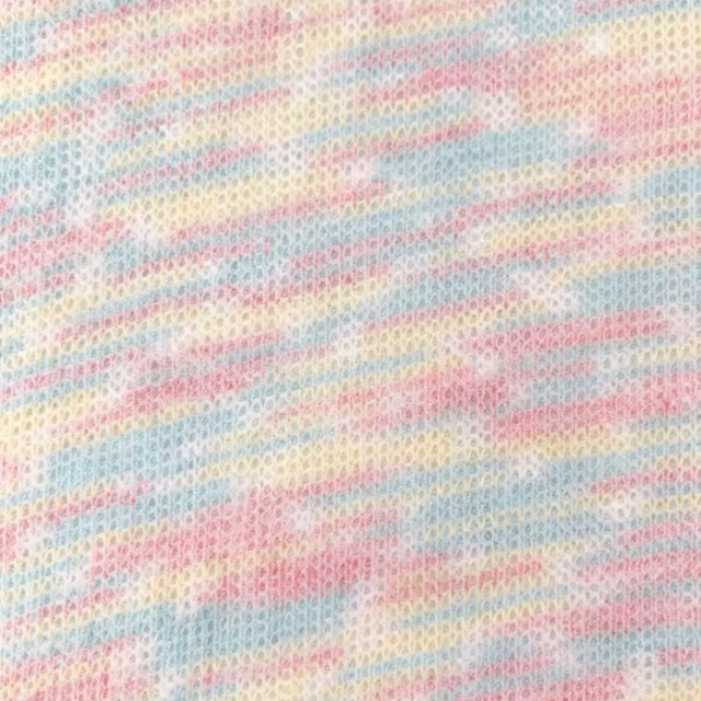 69.8% POLY 30.2% NYLON PASTEL KNIT FABRIC