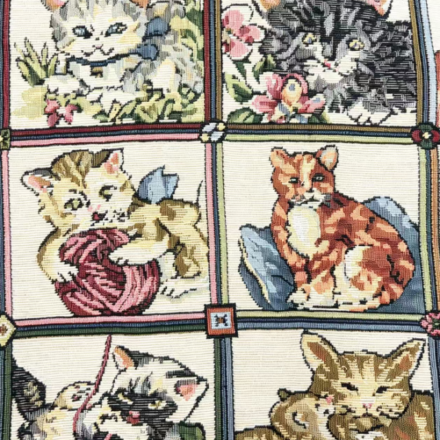 80% POLYESTER 20%RAYON VINTAGE CAT JACQUARD FABRIC