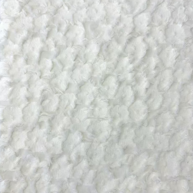 64%COTTON 26%POLYESTER 10%NYLON CLIPPED FLOWER FABRIC