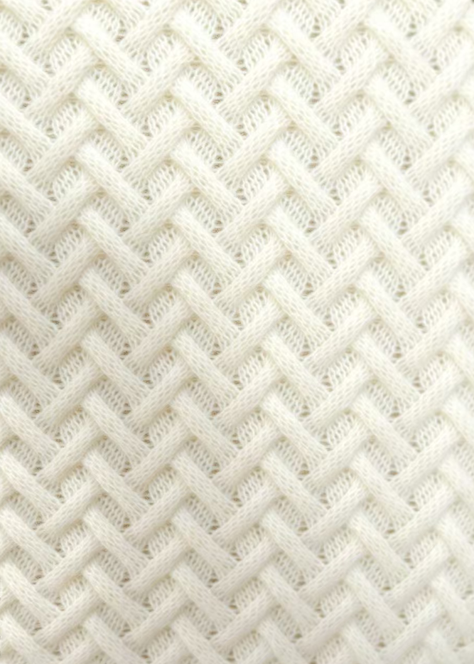 100%POLYESTER HERRINGBONE KNIT FABRIC