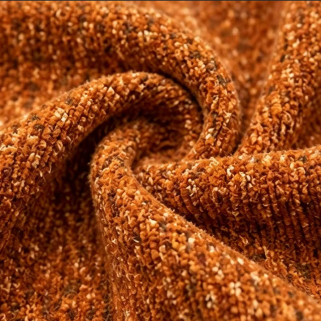 100%POLYESTER MILLE BOUCLE KNIT FABRIC
